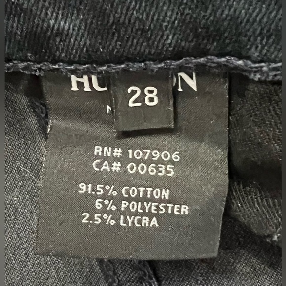 HUDSON Niko Mid-rise Super Skinny Ankle Jean in Obsess (dark wash) Size 28 - Picture 10 of 13